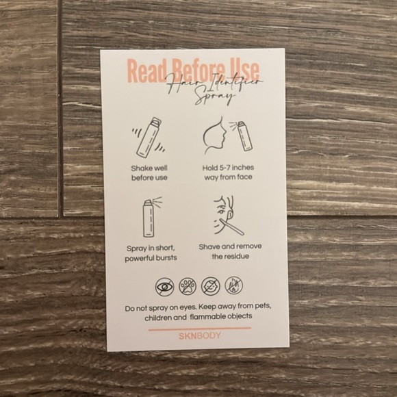 SKN BODY Pink Hair Identifier Spray and Facial Razors Set - Picture 2 of 2